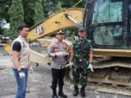 Alat berat jenis CAT yang diamankan Satreskrim Polres Merangin. (ist)
